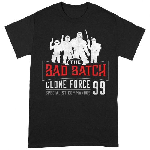 Star Wars: The Bad Batch Unisex Adult Clone Force 99 T-Shirt