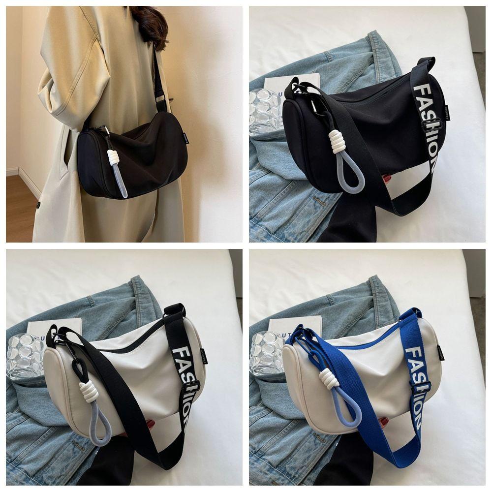 

with Short Lanyard Pendant Solid Color Hand Bag Korean Style Shoulder Bag Outdoor синій