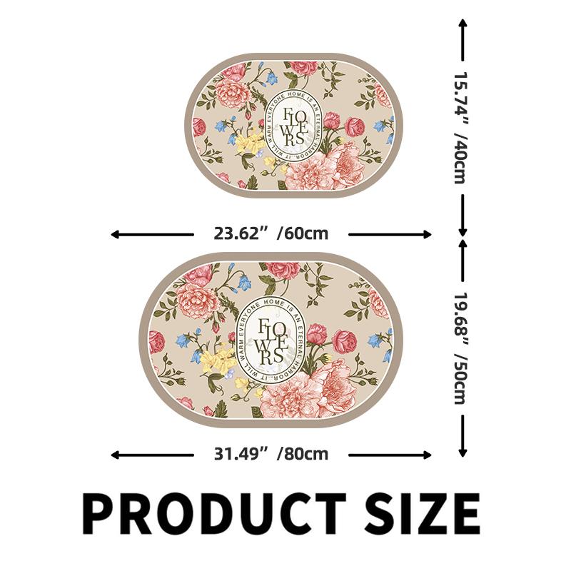 Nordic Bathroom Rugs Anti Slip Bath Mat Foot Mats Quick Dry Shower Carpet Toilet Rugs Door Mat Washable For Living Room