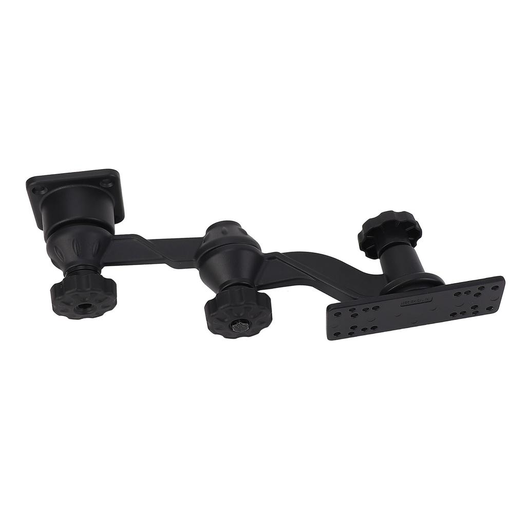 Plotter   Arm Mount, 11.4 Inch Horizontal Fish Finder Bracket with 6.25 x 2 Inch Panel, Aluminum   Arm Bracket for Fish Finder for Chart Plott