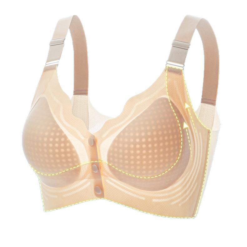 The Front Buckle Is Light, Breathable and Seamless, Comfortable To Gather, and the Upper Support Is Anti-sagging Without a Steel Ring Bra.