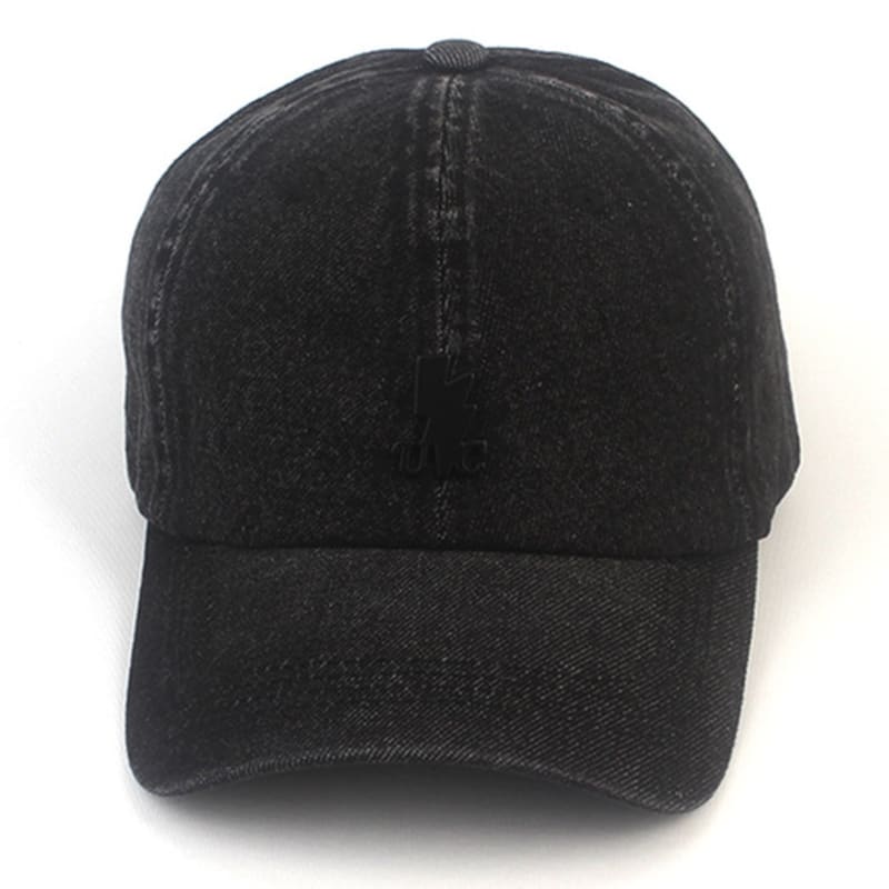 Universal kemi Thunder Black Denim Tvättkeps denim keps