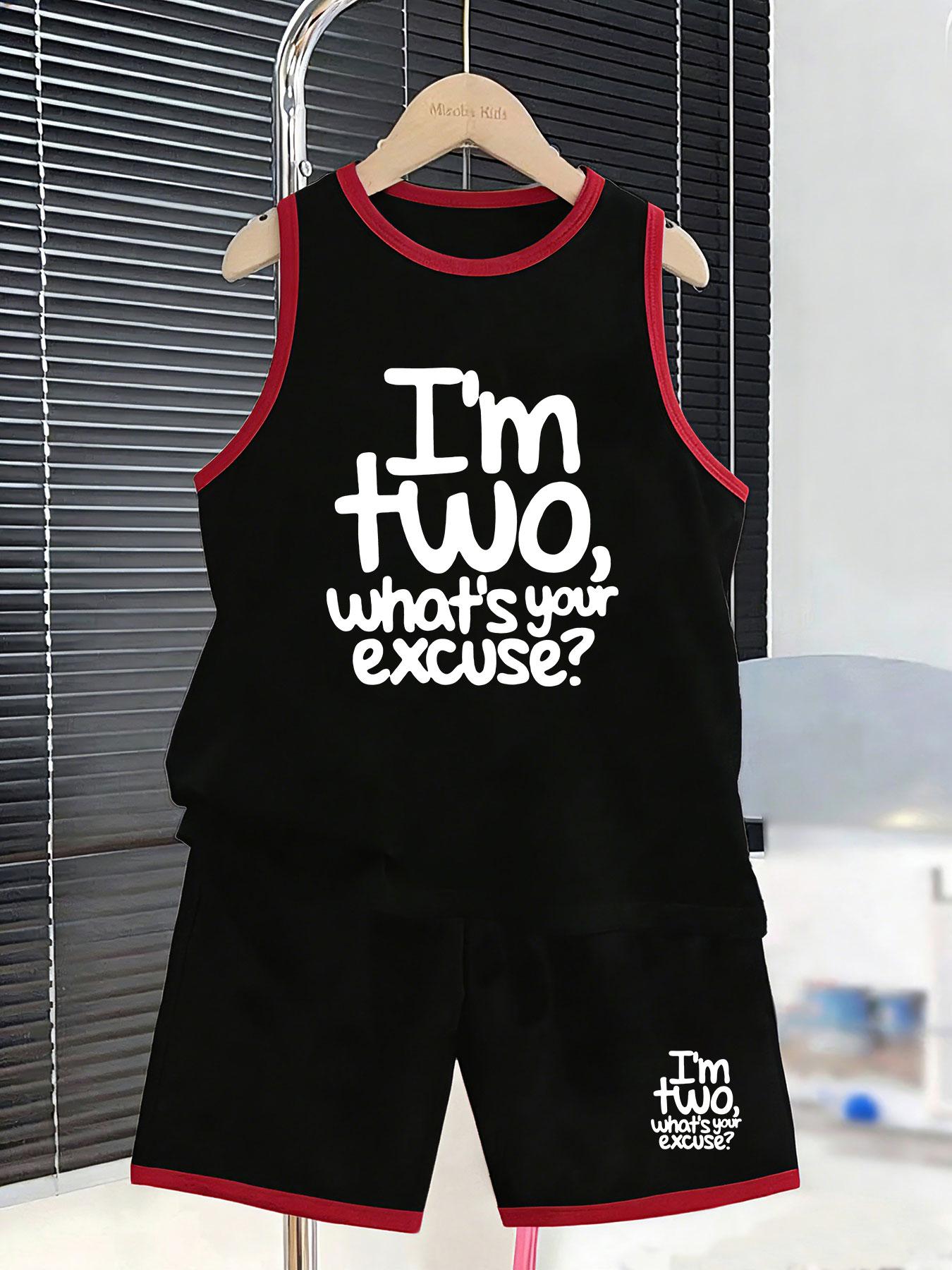 

Boys’ 2nd birthday set. Funny prints, breathable fabric, loose fit for birthday parties. 2-3Y чёрный
