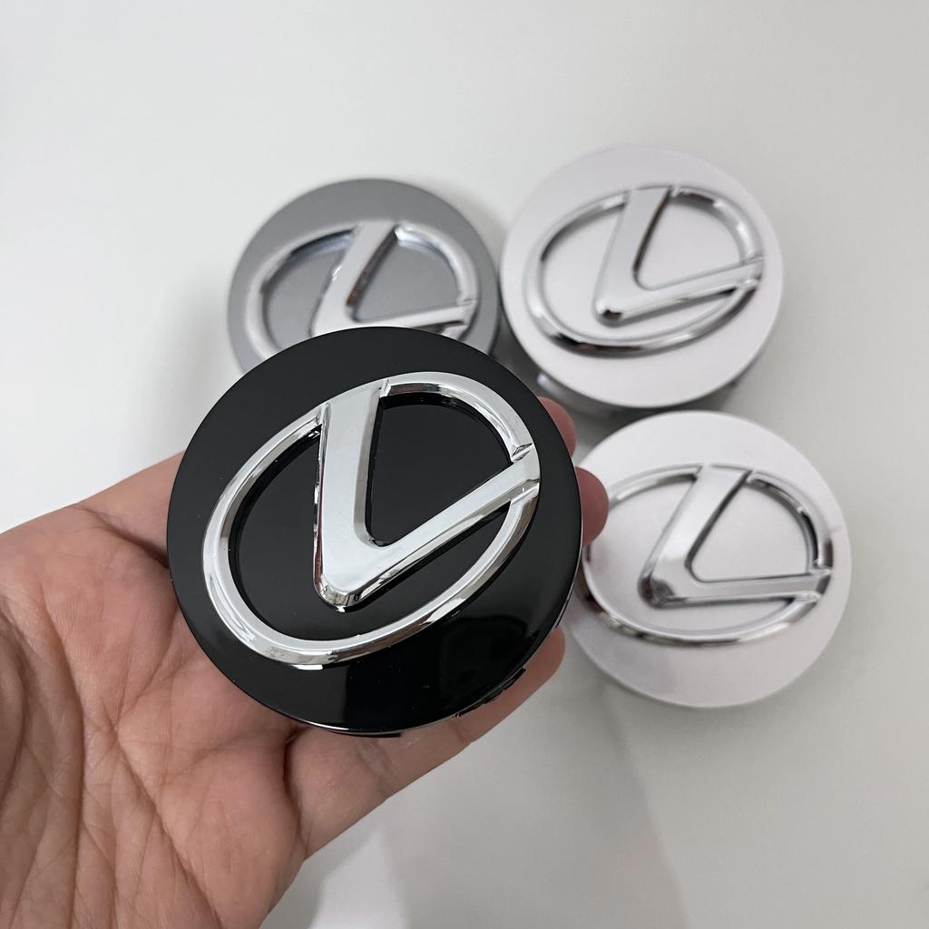 4 Stück 62mm Radnabenabdeckungen für Lexus Logo Abdeckung Radkappen für NX200T ES200 ES350 IS300 RX240 GS450h LS500h Autozubehör