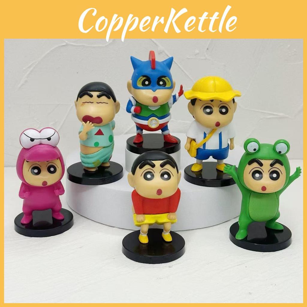 Crayon Shinchan Newstyle Pvc Desk Ornament With Assembleable Figures For Animation Fans