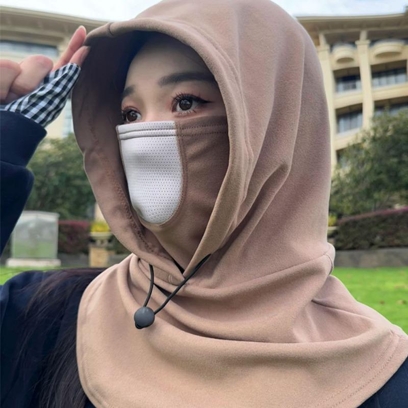 Cycling Mask, Winter Hood, Men's and Women's Windproof Mask, Thickened with Fleece, Electric Bike Ear Protection and Warmth Preservation Wonder