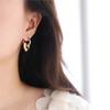 Hollow Heart Earrings For Women Stainless Steel Gold  Color Heart Earring Luxury Wedding Couple Jewelry Gifts Wholesale