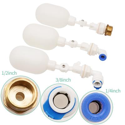 Mini Float Valve Plastic Adjustable Auto Float Ball Valve Water Control Switch For Water Tower Water Tank Livestock Water Bowl