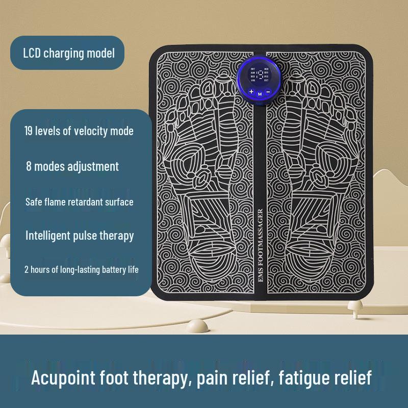 

Электрический массажный коврик для ног - Автоматический массажер меридианов и пульса для ног