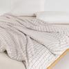 Muji Plaid Textured 100% Cotton Summer Quilt