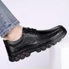 Herbst Mode Tooling Herren Echtleder Freizeitschuhe Männlich Atmungsaktiv Dicke Sohle Sneakers Luxusmarke Business Herrenschuhe