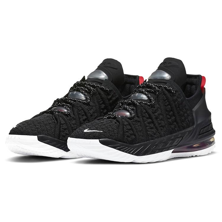 (GS) Nike LeBron 18 'Black University Red' Kids' CW2760-001