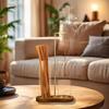 Figure-8 Glass Cup Incense Holder: Anti-Ash Meditation & Yoga Decor