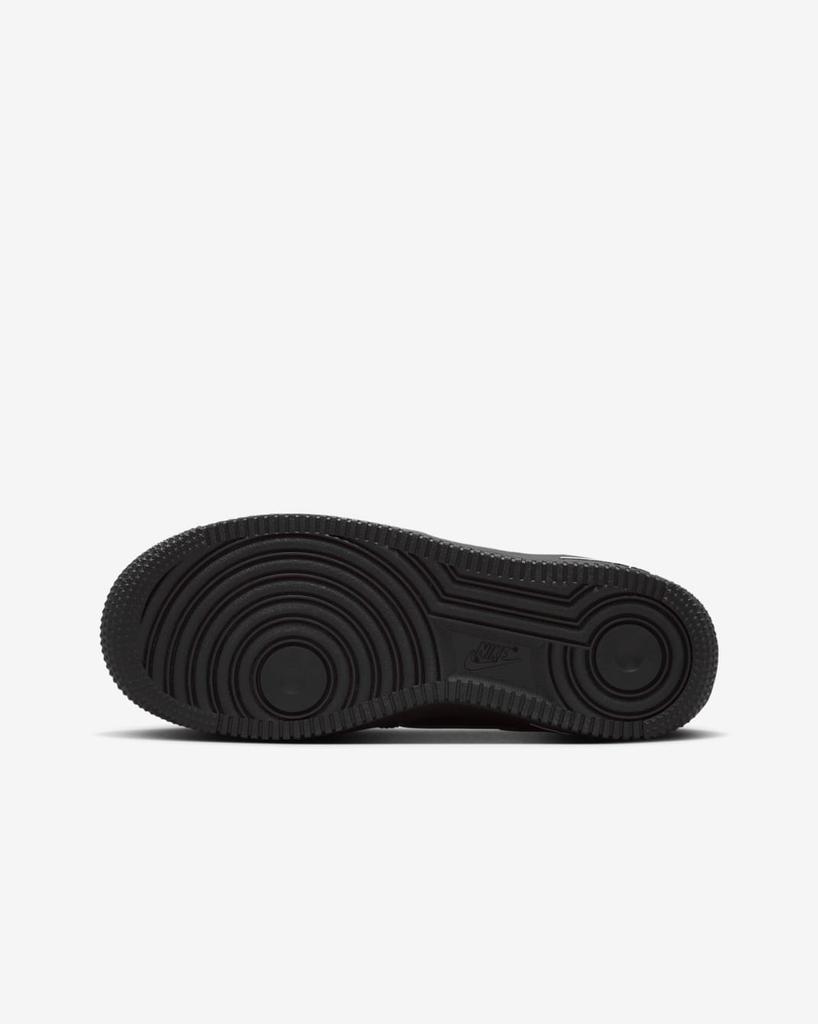 HV4762-003 Nike GS Air Force 1 LV8 Triple Black Gris Loup
