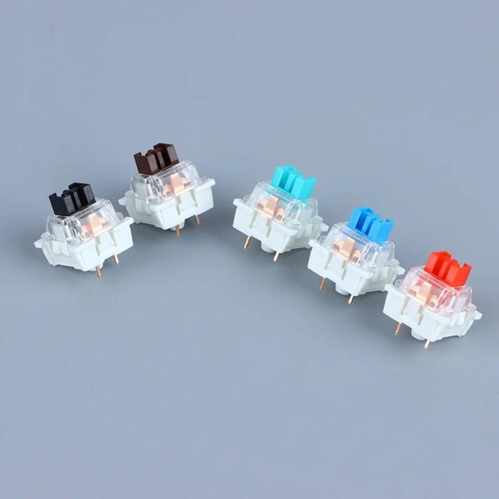10Pcs Knocking 3 Pin Tactile Switches Dust-proof Keyboard Switch Replacement Gaming Keyboard