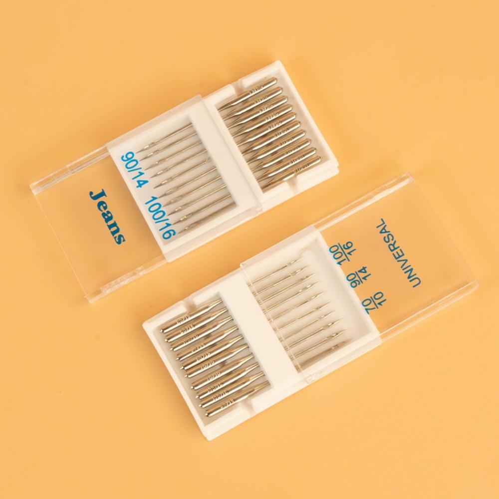 20pcs Sewing Machine Needles Jeans Universal Regular Point Sewing Needles Ball Point Head for Homehold Sewing Machine Supplies