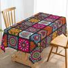 New Rectangular Bohemian Tablecloth Bohemian Cycle Mandala Cover Home Decoration Colorful Cloths Festival