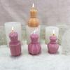 Candle Silicone Mould Tulip Shape Epoxy Resin Mold for Perfume Bottle DIY Candle Making Handmade Crafts Home Decor