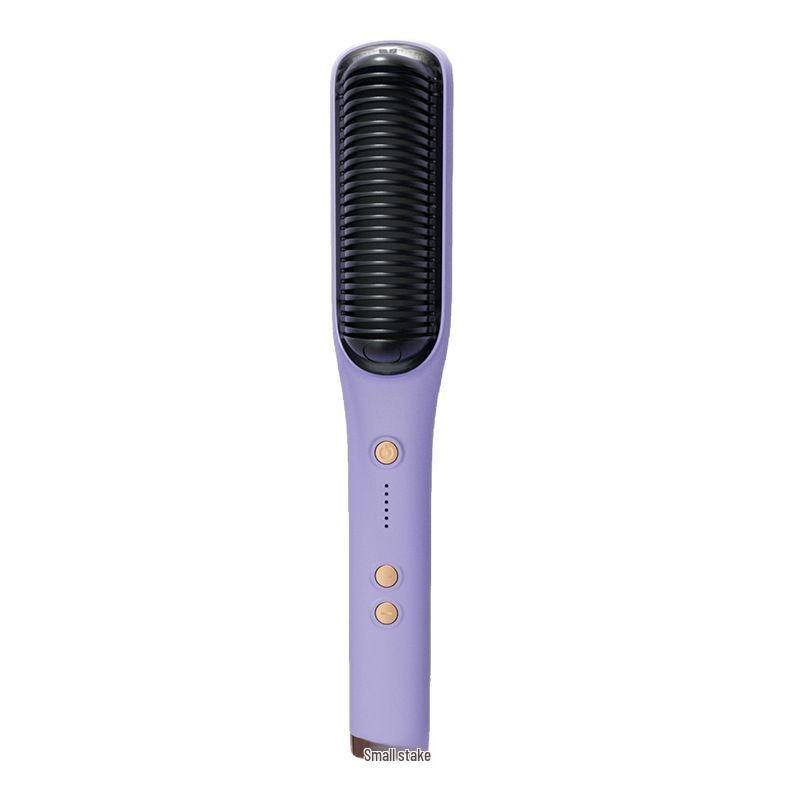 Dual-Use Negative Ion Hair Straightener Comb for Straightening & Curling