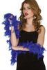 Feather Boa Blue Party Shawl 1920s 180cm