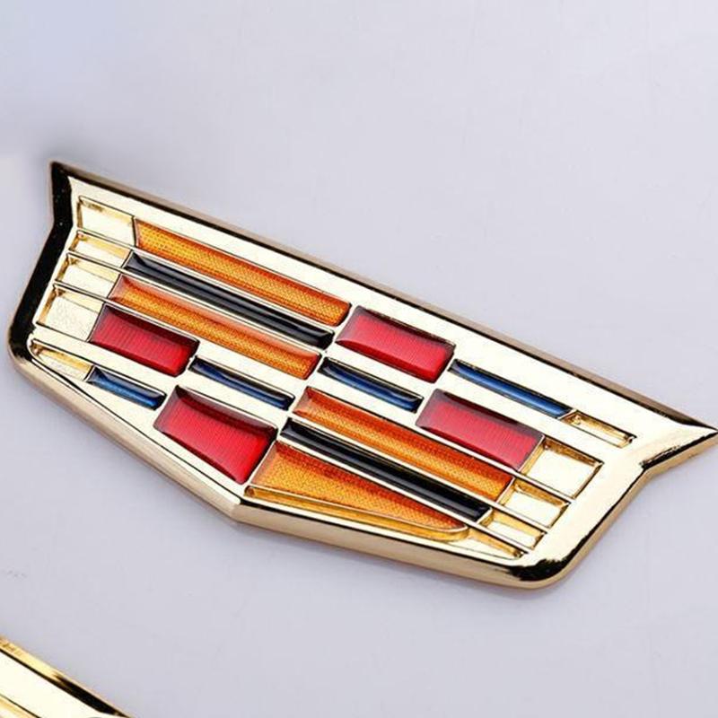 AABHT1 Wear-resistant Alloy Sticker Rear Trunk 3D Emblem Badge, Car Exterior Modification for Cadillac XTS DTS Escalade XT5 ATSL CT4