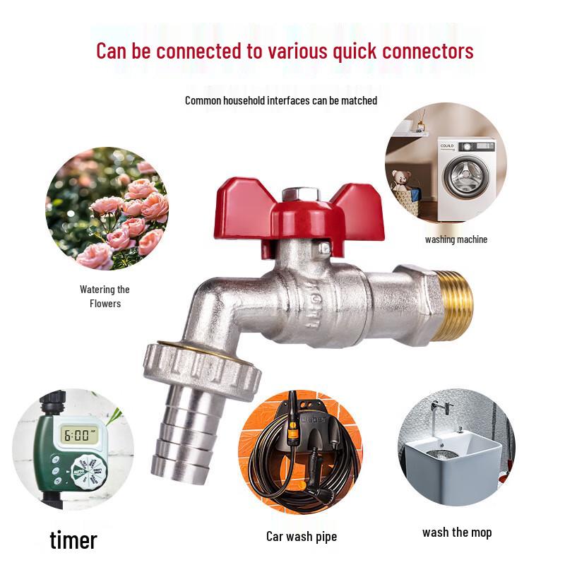 Boguangzhi DN15 Brass Single Cold Outdoor Utility Faucet