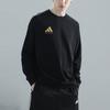 Adidas Logo Sports Casual Bluza Crewneck Unisex Bluza Czarny Złoty ACLLSPS3CS-BG