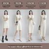 Women's Long-Sleeve Knit Dress for Layering, Mid-Length Over-the-Knee Style