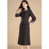 Kebeier Women's Suit Jacket & Shirt Dress Two-Piece Set