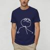 Rage Comic Trollfac Pure Cotton Tshirt For Male Beach Streetwear Tshirts O Neck Trendy Cool Tees Oversize Print Tops