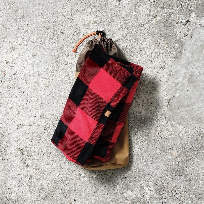 Captain Stag (CAPTAIN STAG) Car Accessories, Outdoor Neck Pad Blanket, Blanket in Neck Pillow, Khaki, Beyond Storage UP-1071