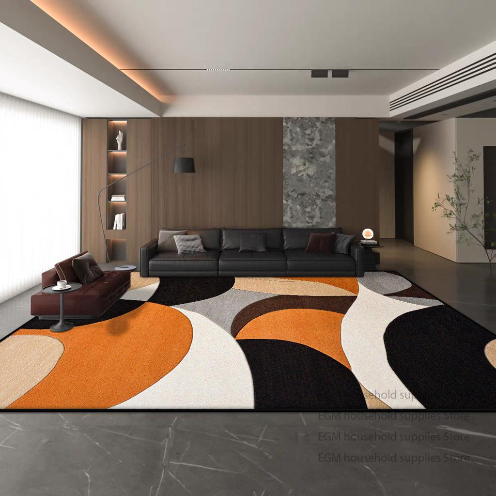 Modern American Style Carpet for Living Room Decoration Bedroom Bedside Large Area Rug Home Entrance Antiskid Absorbent Bath Mat