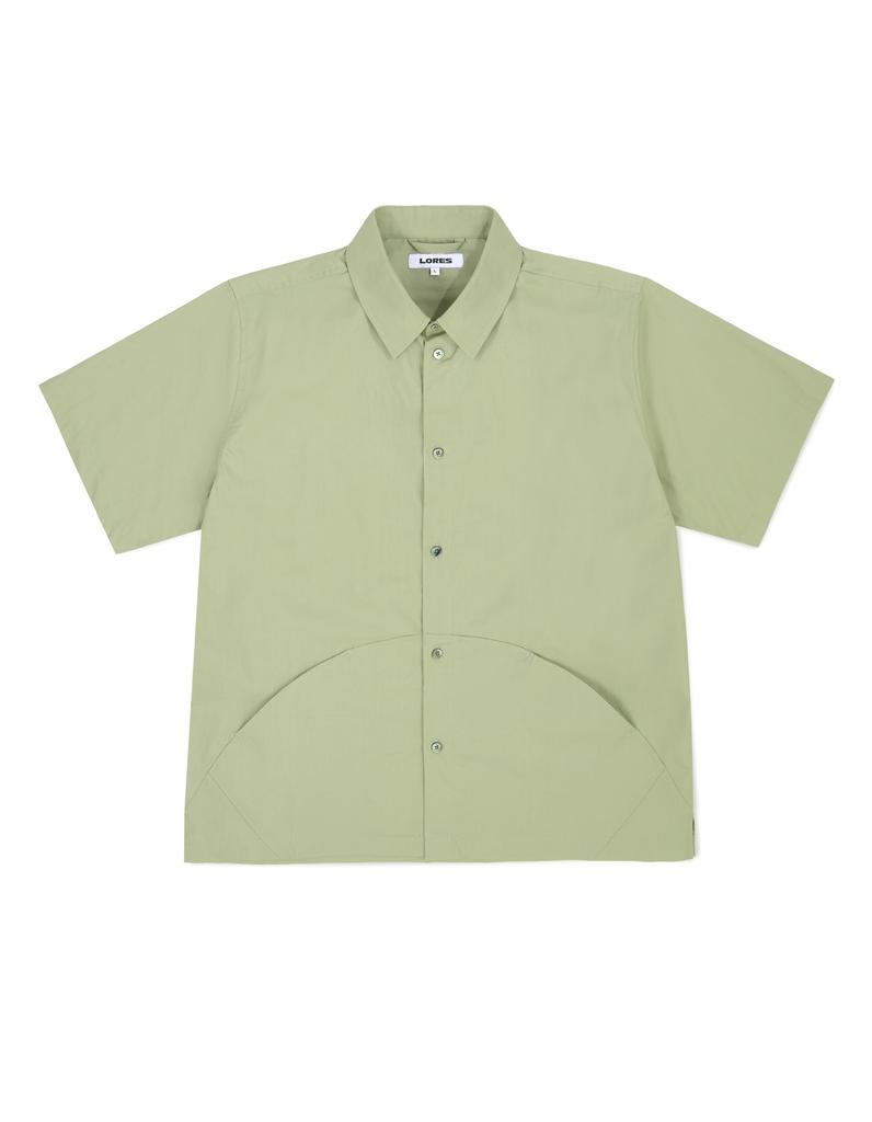 LORES Cotton Pocket S/S Shirt - Khaki