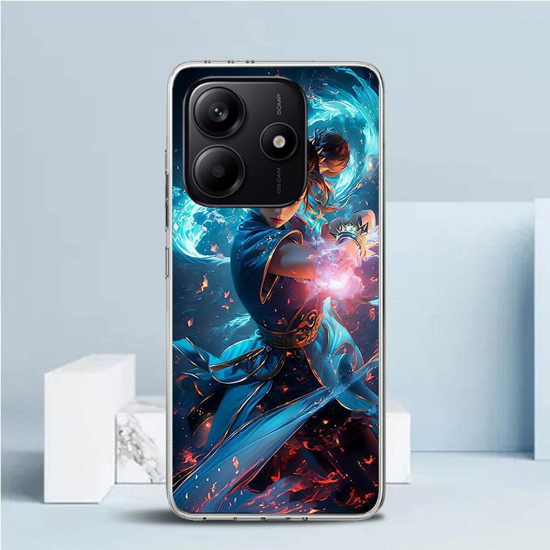 Game S-Street F-FighterS Soft Cover for Xiaomi Redmi Note 15 14 13 12 Pro Plus Phone Case 14S 11S 11T 11E 10S 10 4G Pattern Shel