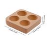 Wooden Egg Holder Decor for Fridge Countertop Quail Duck Turkey Chicken Eggs