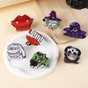 Bamboo Yao Halloween Pumpkin Bat Hair Claw Clip – Women's Autumn & Winter Jewelry