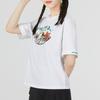 Puma Logo Letter Pattern Printed American Vintage Crew Neck Casual Short Sleeve T-Shirt Women T-Shirt White 536730-02