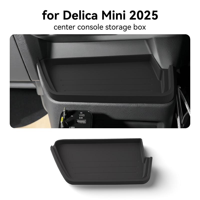 Silicone Anti-Slip Car Dashboard Mat For Mitsubishi Delica Mini - 25 Models Fit Storage Pad Non-Slip Heat Resistant Washable Car