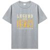 Gammal Vintage 1974 Födelsedagsdekoration Unisex Dam T-shirt Fru Make Födelsedagspresenter Ordspråk Citat Grafisk T-shirt Kläder