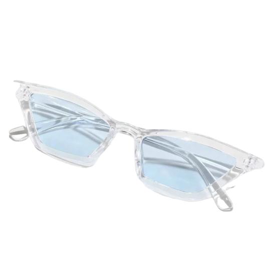 

Cat Eye Sunglasses Lightweight PC Frame Eyewear Stylish Retro Sunglasses Vintage Square Shade Eyewear for Men Women C