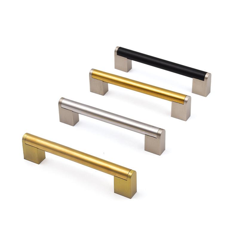 Modern Furniture Stainless Steel Cabinet Handles Pulls Wardrobe Drawer Door Handles