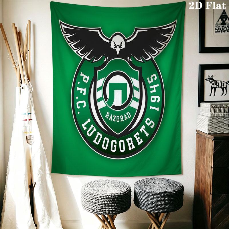 PFC Ludogorets Razgrad Wall Hanging Printed Fabric Blanket Decorative Tapestries for Bedroom Living Room Home Decor