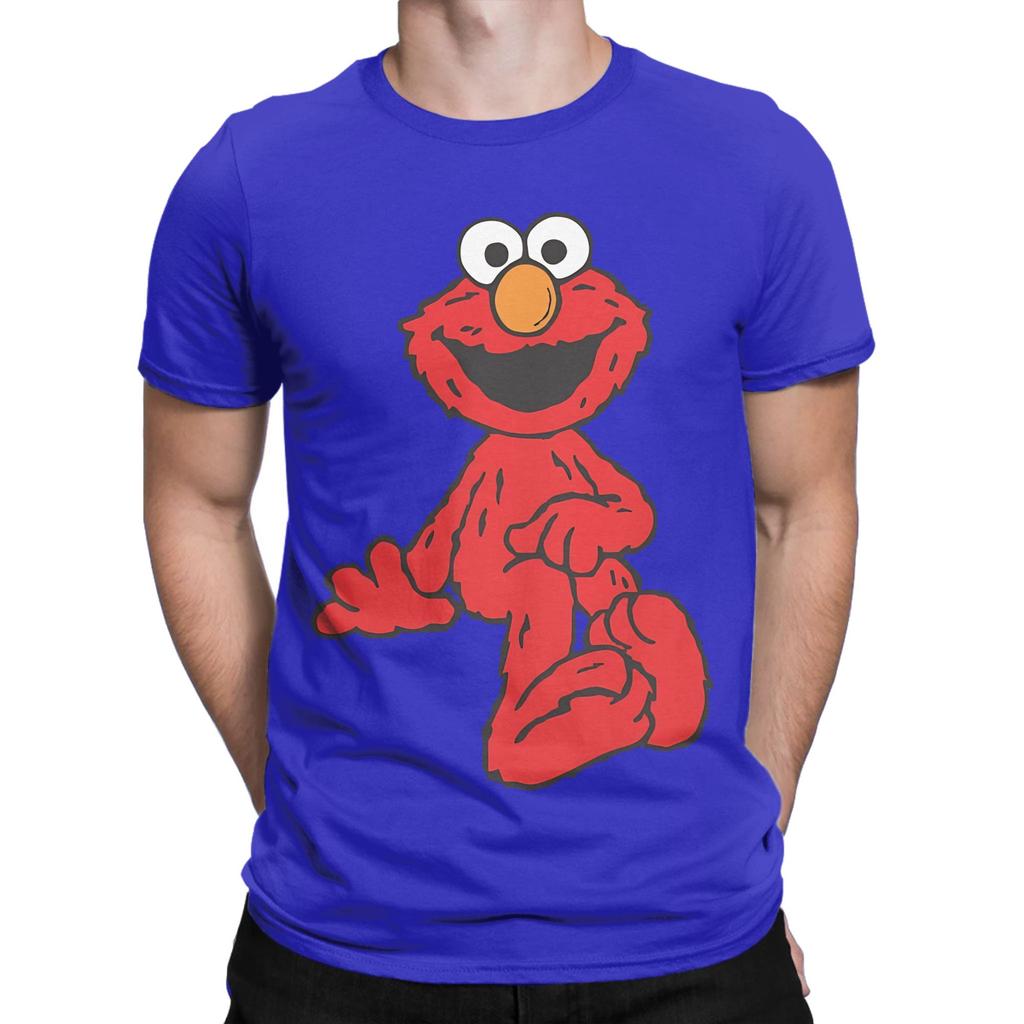 Elmos Onyx Elmo Lace Sesame Motion Street Funny Graphic 100 Cotton TShirt sSesame Street Tops Tees For Unisex