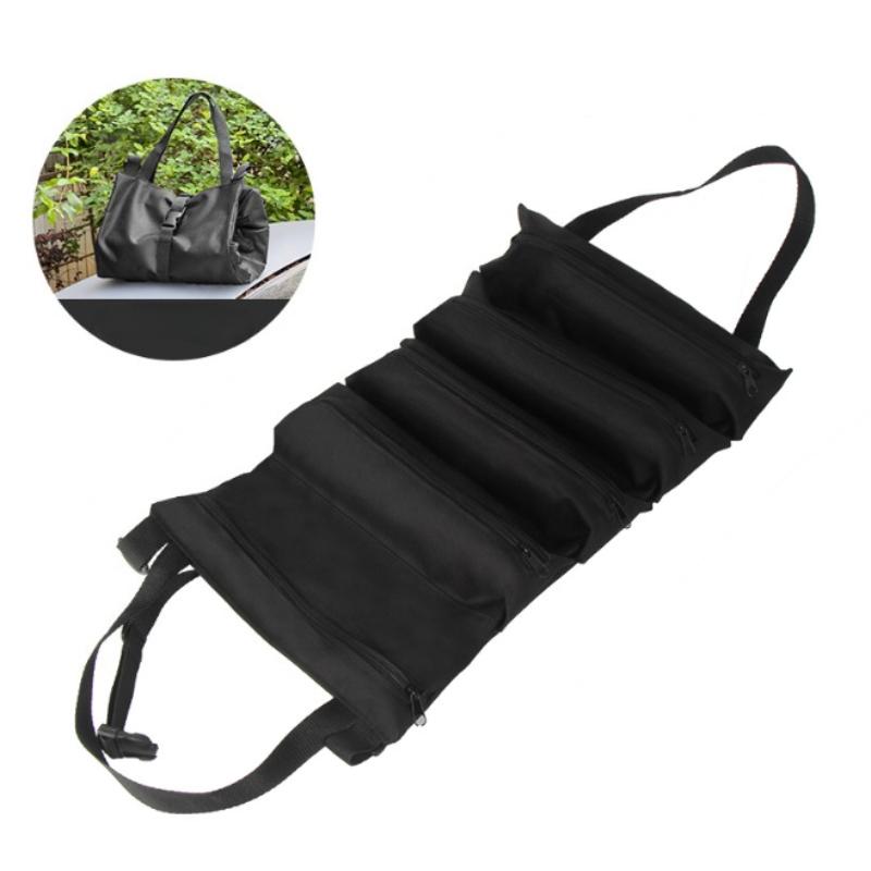 Tool Roll Oxford Fabric Tool Bag for Home Storage and Multi-Purpose Use