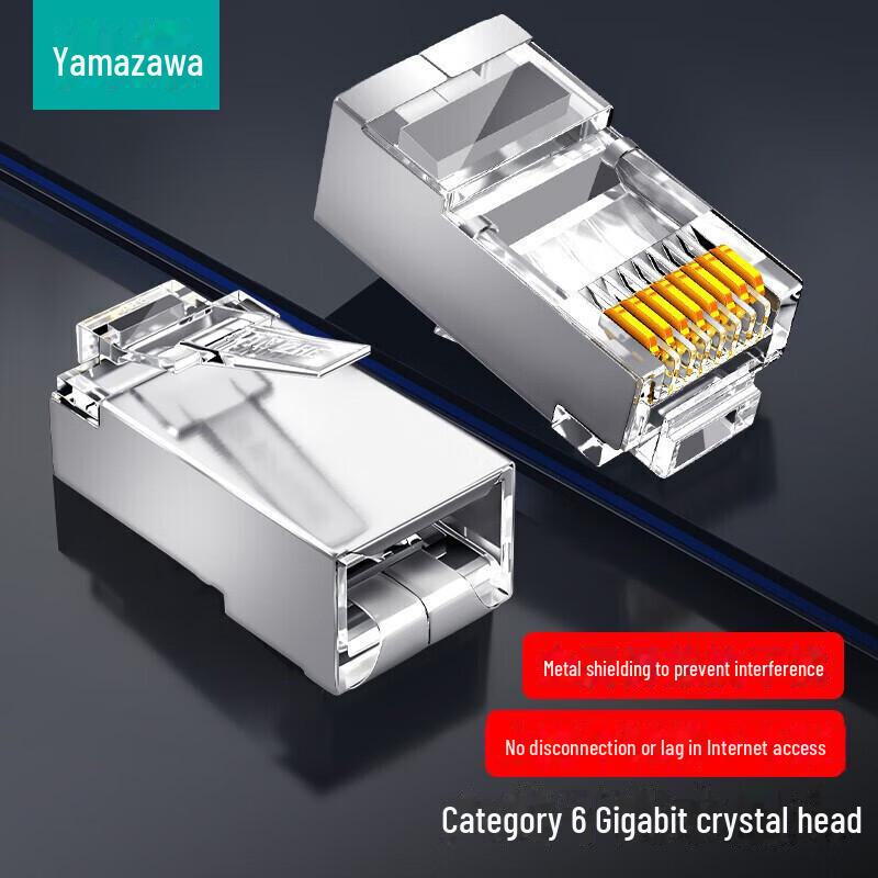

Shanze Engineering Grade RJ45 Gigabit Shielded Network Connector, 8P8C. 10pcs/box