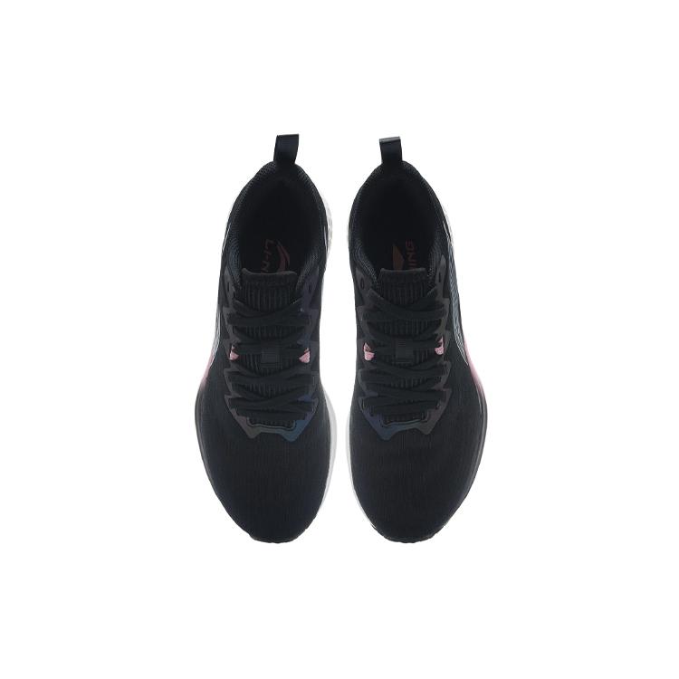 New LiNing Red Hare 4 Low Top Running Shoes Women's Black White ARMR004-5