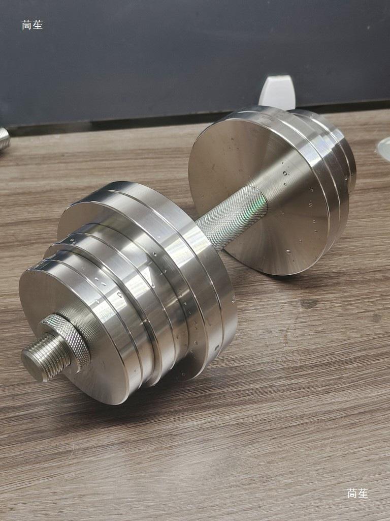 Adjustable 304 Stainless Steel Dumbbell Barbell Set for Home Fitness - Ships in 5 Days