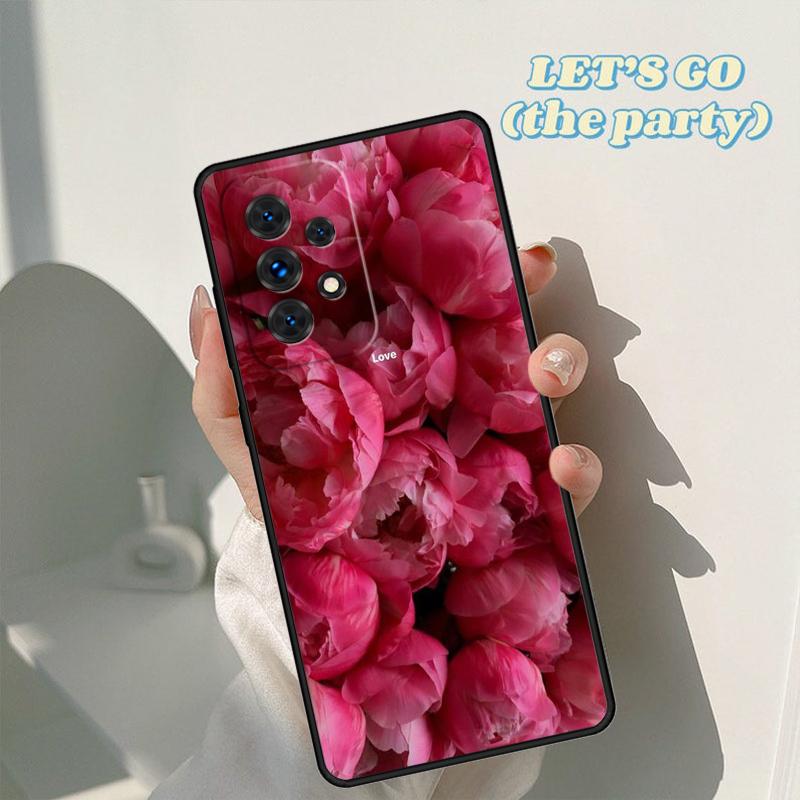 Peonies Beautiful Flower phone case For Samsung Galaxy A42 A31 A40 A51 A71 A32 A80 A91 A52 A72 A20e A21S A50 A70 A11 A12 Cover