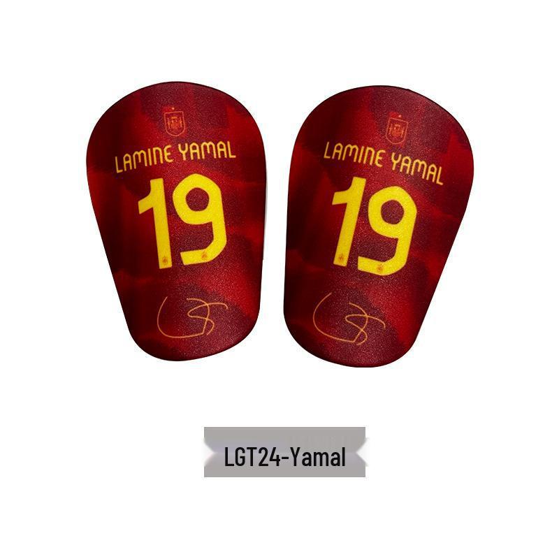 Ultra-Light Mini Shin Guards - Messi #10 & Ronaldo #7 Design for Adults & Kids