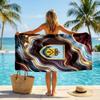 Burnley Football Beach Towel Soft Microfiber Summer Towel Quick Dry Absorbent Towel for Beach Swimming Pool Travel